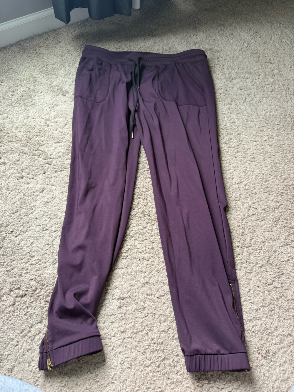 ZYIA Deep Plum Track Pants